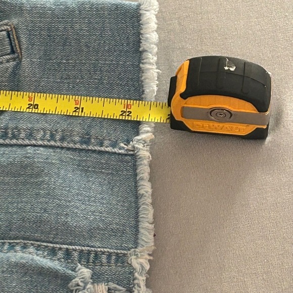 Style & Co Women's Denim Jacket Plus Size 14W Blue Distressed Jean Coat - Picture 8 of 10